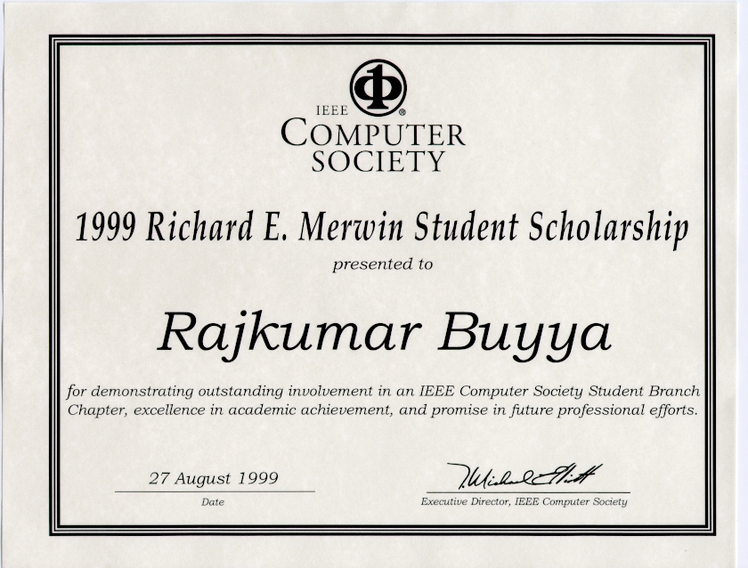 IEEE Computer Society Richard Merwin Student Scholarship